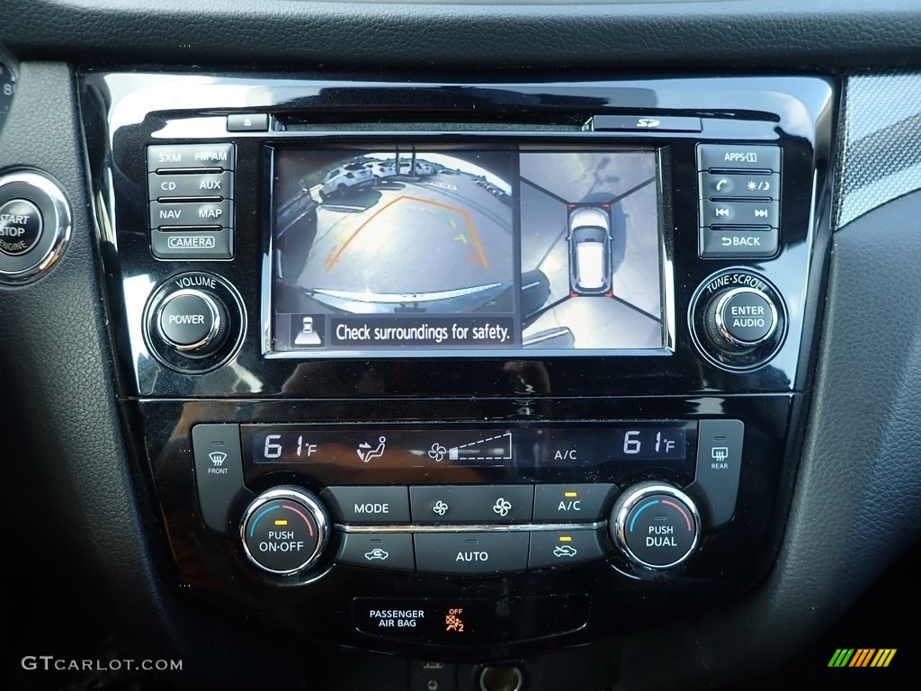 2015 Rogue SL AWD - Super Black / Charcoal photo #24