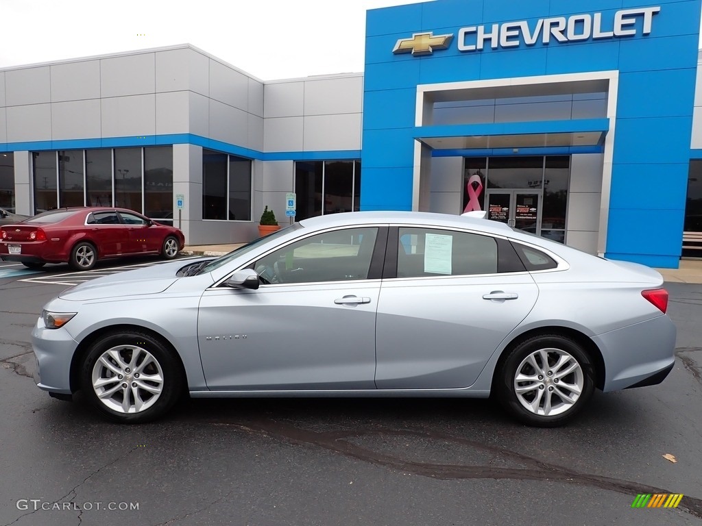 2018 Malibu LT - Arctic Blue Metallic / Jet Black photo #3