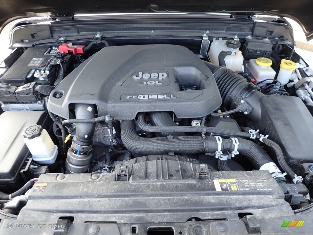 2020 Jeep Wrangler Unlimited Altitude 4x4 3.0 Liter DOHC 24-Valve Turbo-Diesel V6 Engine Photo #143062550