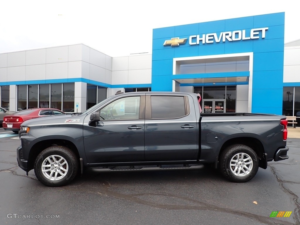 2019 Silverado 1500 RST Crew Cab 4WD - Shadow Gray Metallic / Jet Black photo #3