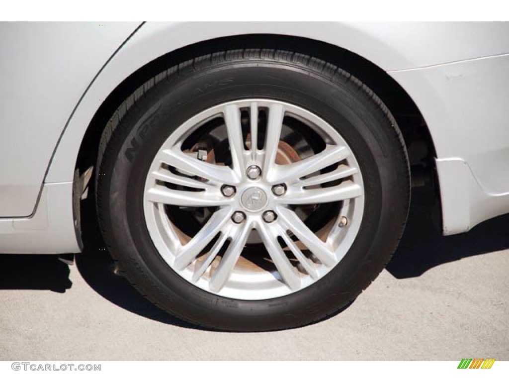2011 G 25 Journey Sedan - Liquid Platinum / Graphite photo #31