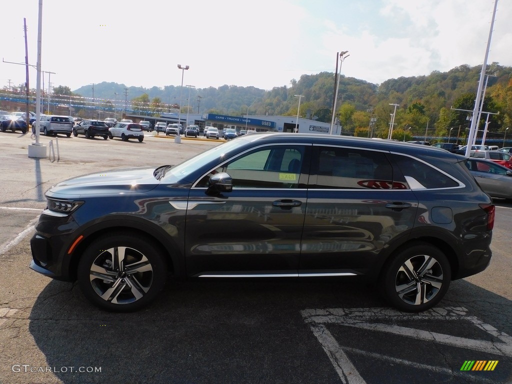 Platinum Graphite 2022 Kia Sorento Hybrid SX AWD Hybrid Exterior Photo #143063761
