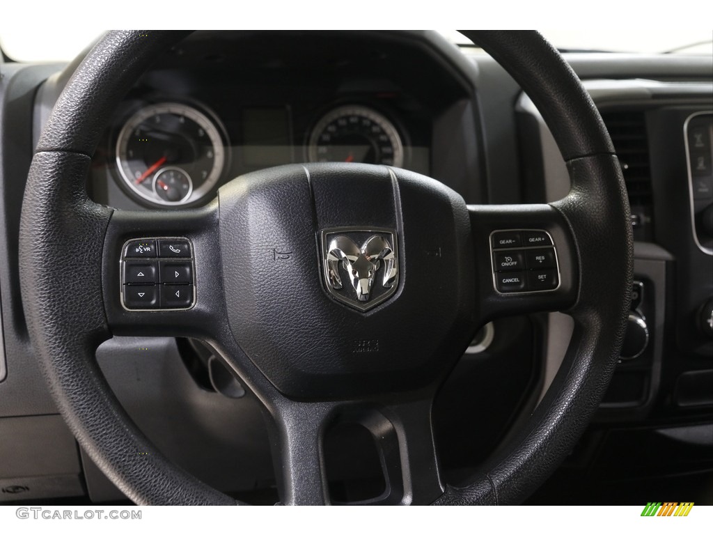 2017 1500 Tradesman Regular Cab - Brilliant Black Crystal Pearl / Black/Diesel Gray photo #7