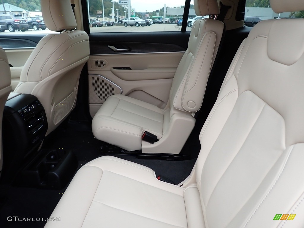 Global Black/Wicker Beige Interior 2021 Jeep Grand Cherokee L Limited 4x4 Photo #143065213