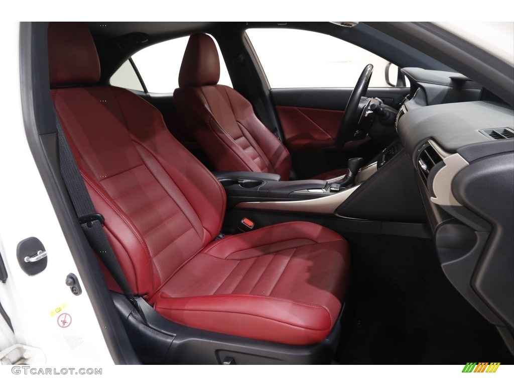 2017 IS 300 AWD F Sport - Ultra White / Rioja Red photo #16