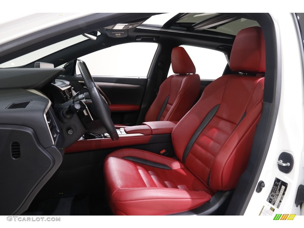 Circuit Red Interior 2020 Lexus RX 350 F Sport AWD Photo #143066335