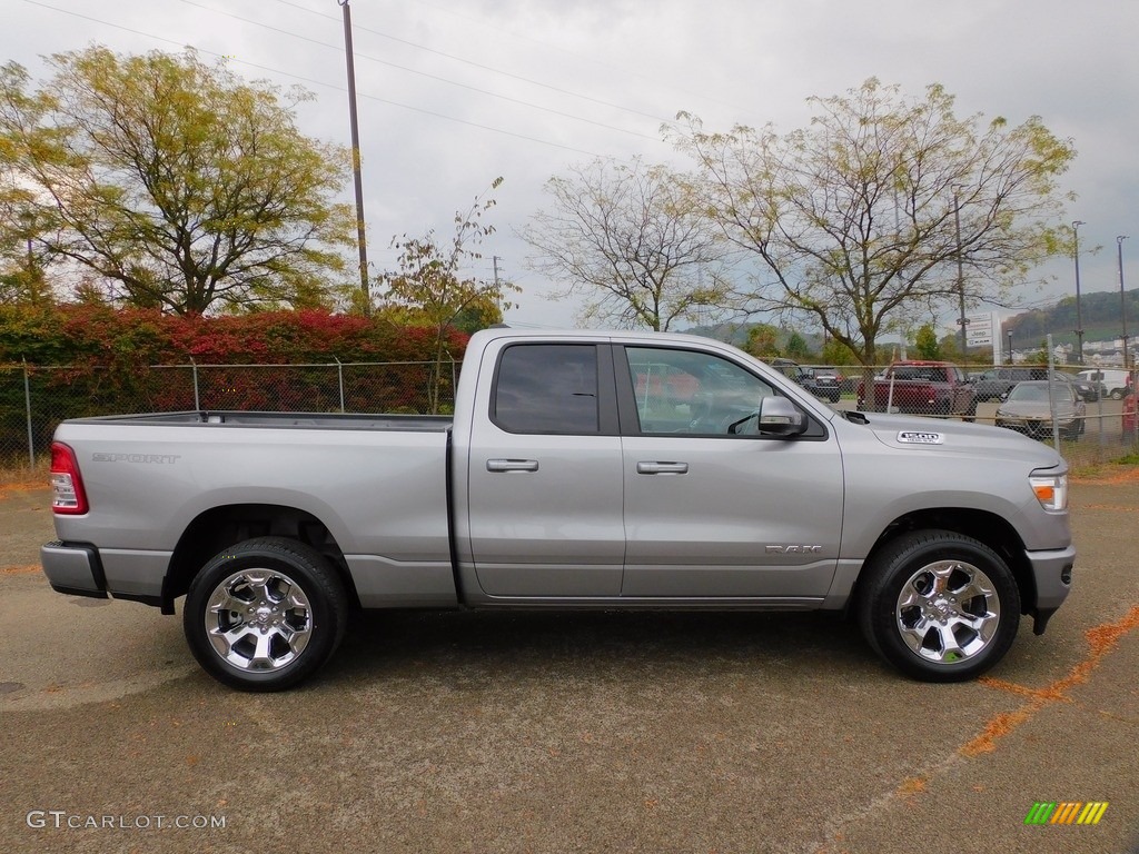 2022 1500 Big Horn Quad Cab 4x4 - Billet Silver Metallic / Black/Diesel Gray photo #4