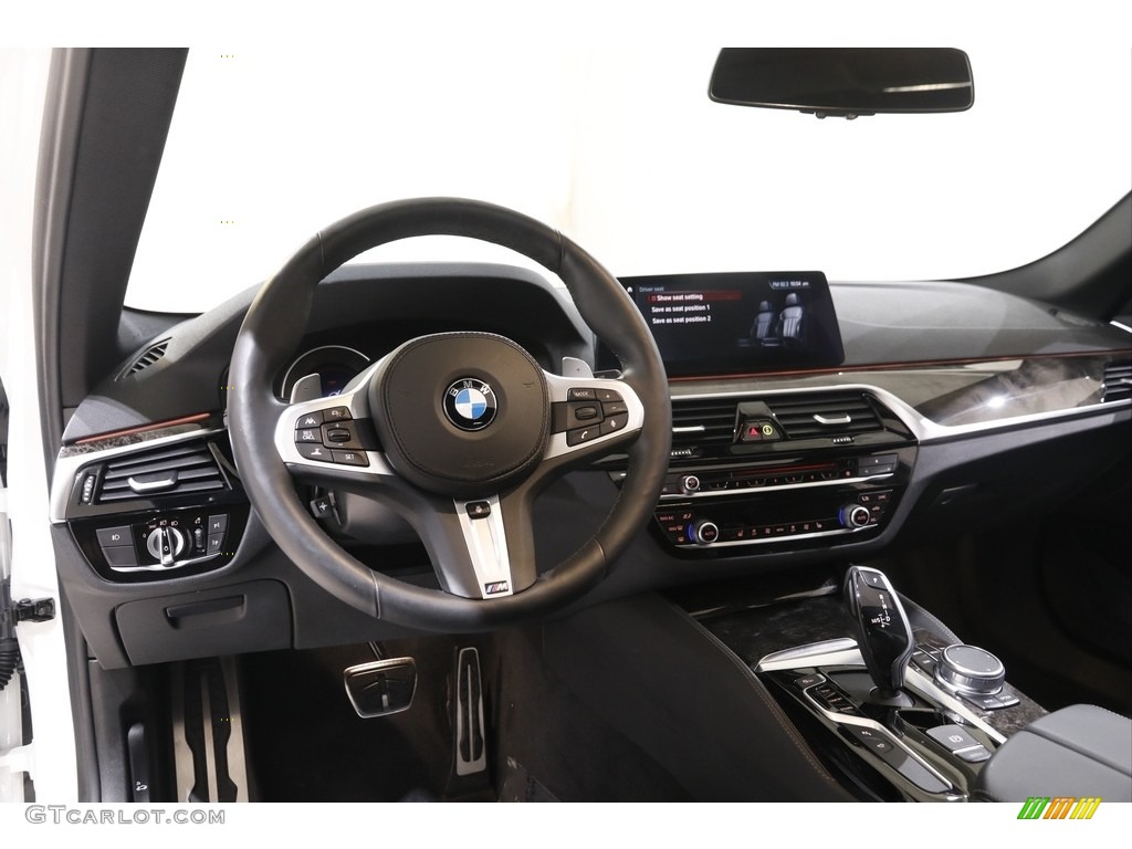 2019 5 Series 540i xDrive Sedan - Alpine White / Black photo #6