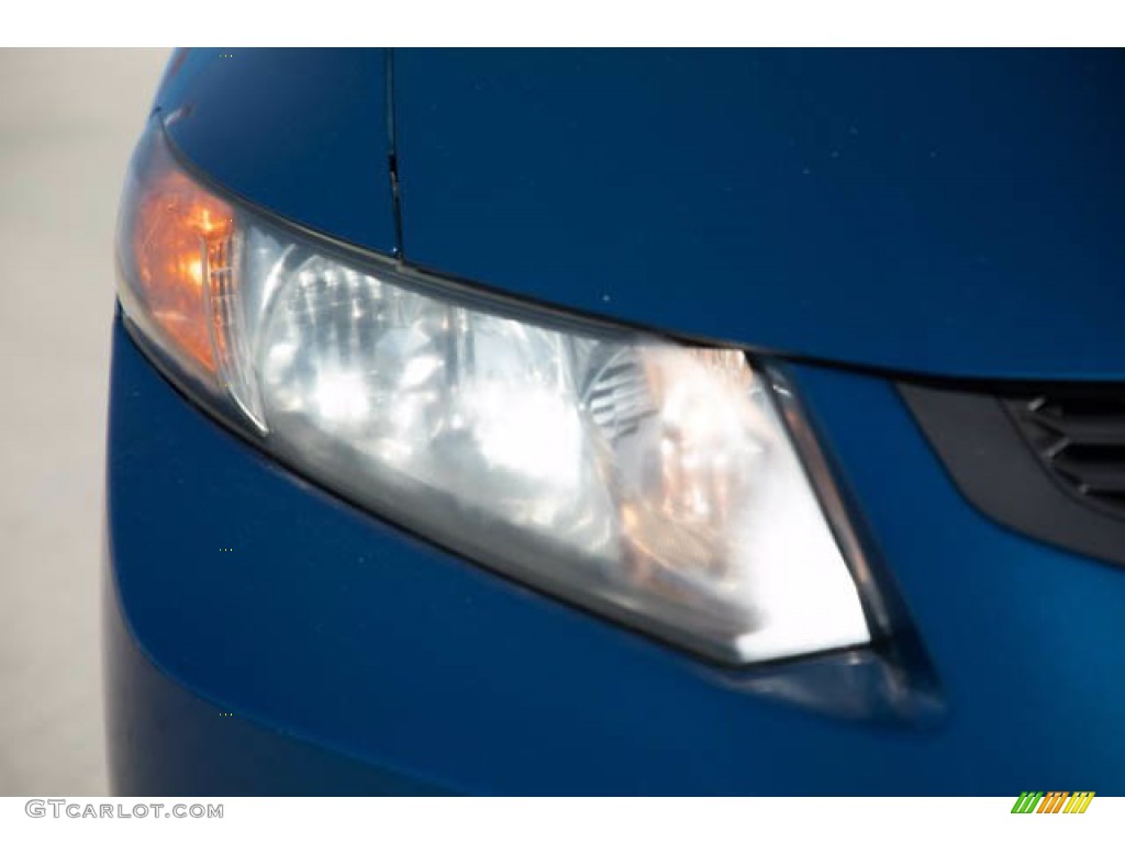 2012 Civic EX Coupe - Dyno Blue Pearl / Gray photo #8