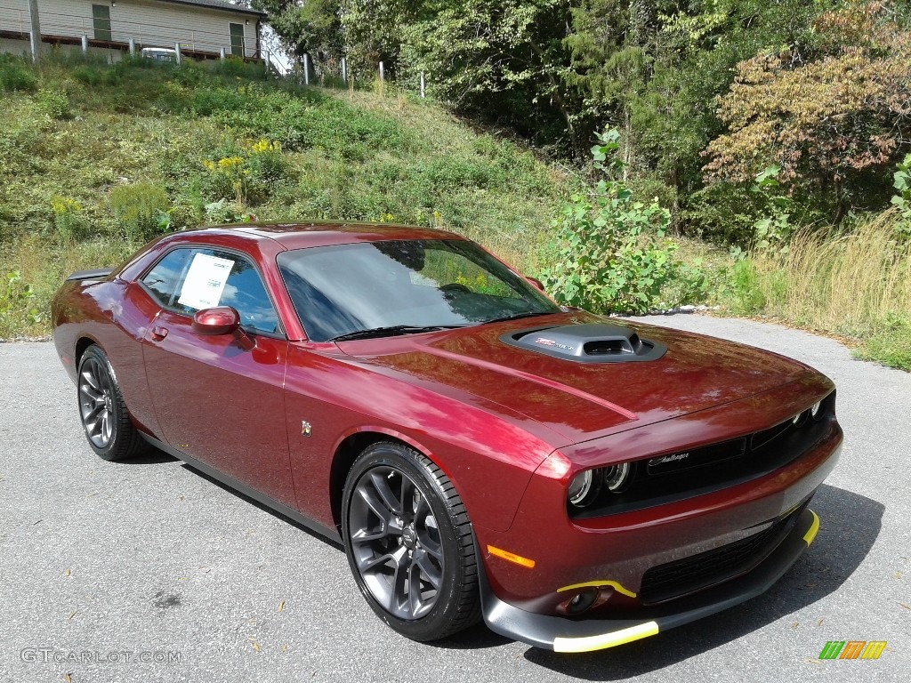 Octane Red Pearl 2021 Dodge Challenger R/T Scat Pack Shaker Exterior Photo #143069457
