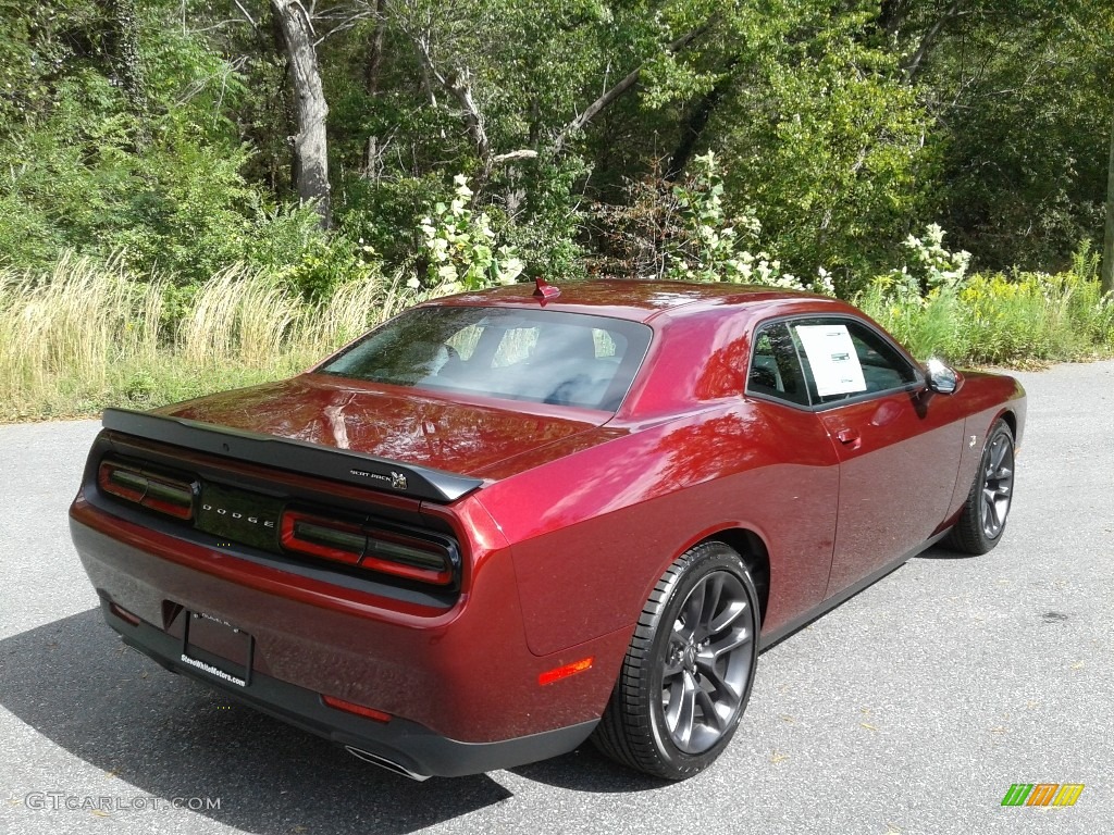 2021 Challenger R/T Scat Pack Shaker - Octane Red Pearl / Black photo #6
