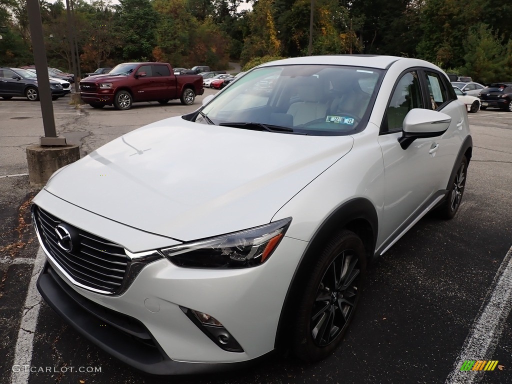 2016 CX-3 Grand Touring AWD - Crystal White Pearl / Black/Parchment photo #1