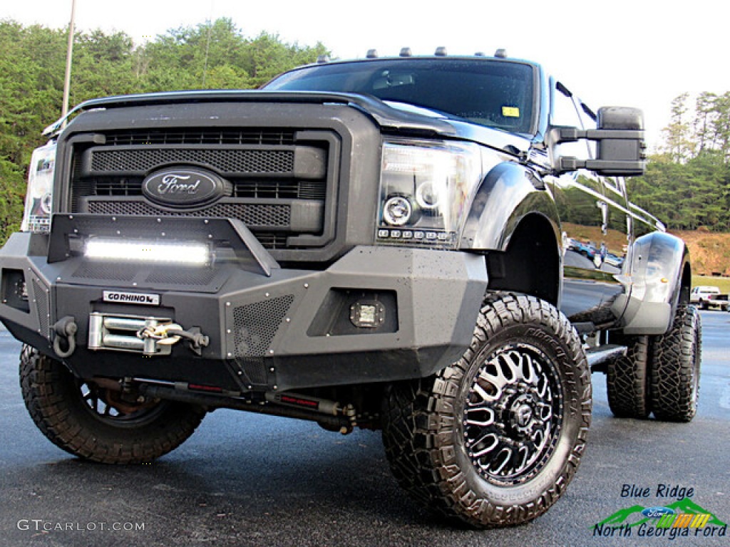 2016 F450 Super Duty Platinum Crew Cab 4x4 - Shadow Black / Pecan photo #1