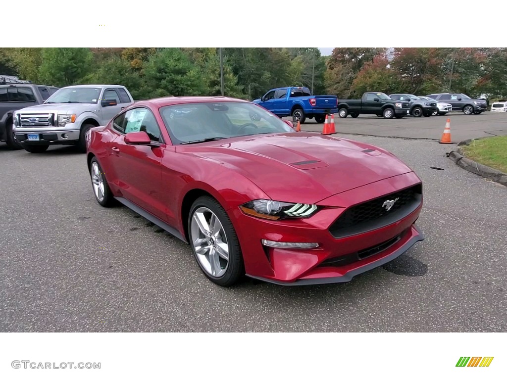 Rapid Red Metallic 2021 Ford Mustang EcoBoost Fastback Exterior Photo #143070731