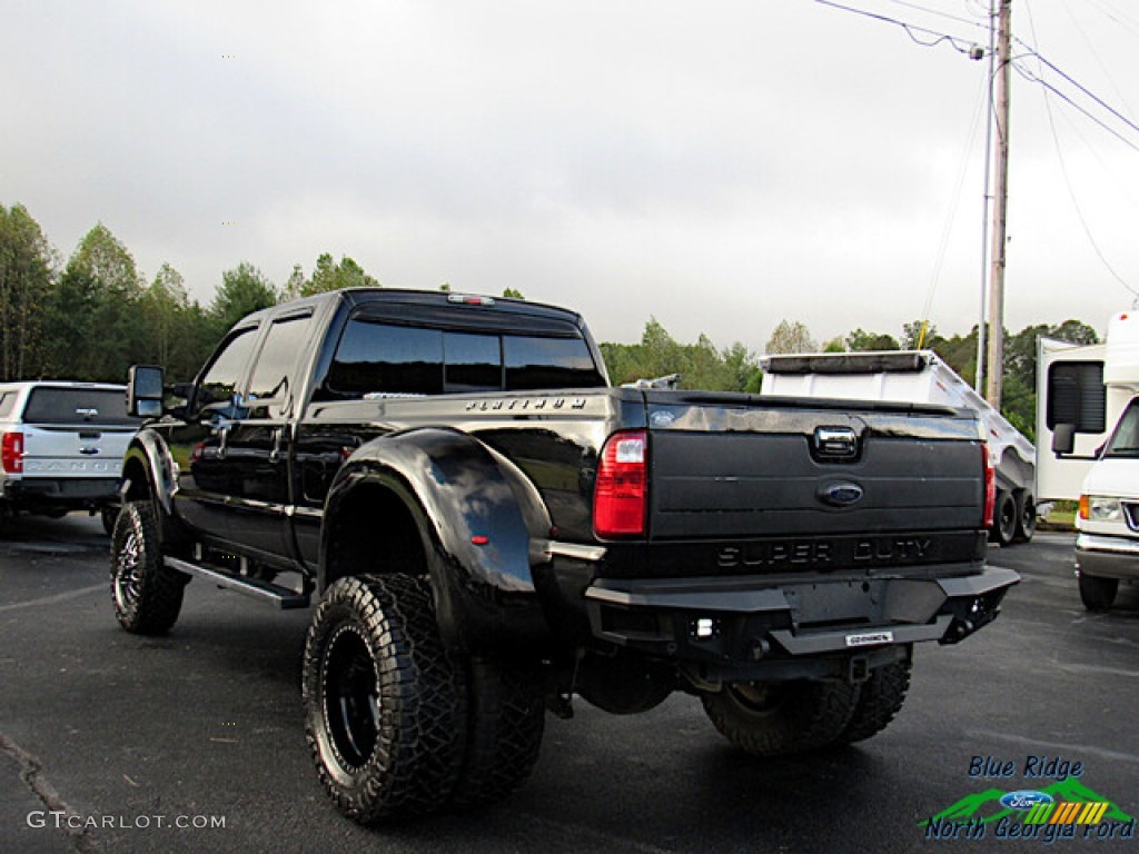 2016 F450 Super Duty Platinum Crew Cab 4x4 - Shadow Black / Pecan photo #3