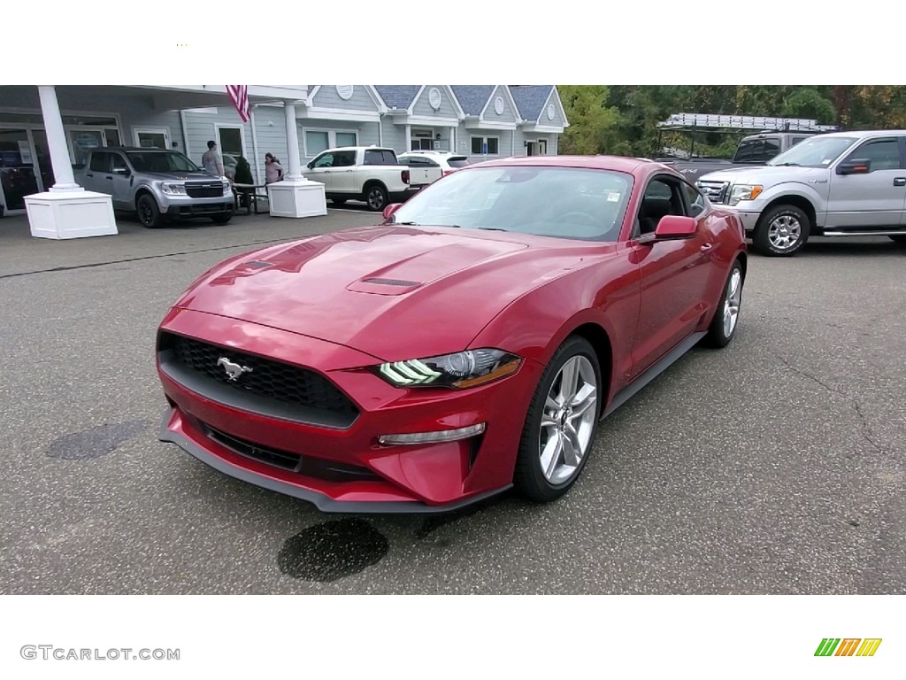 2021 Mustang EcoBoost Fastback - Rapid Red Metallic / Ebony photo #3