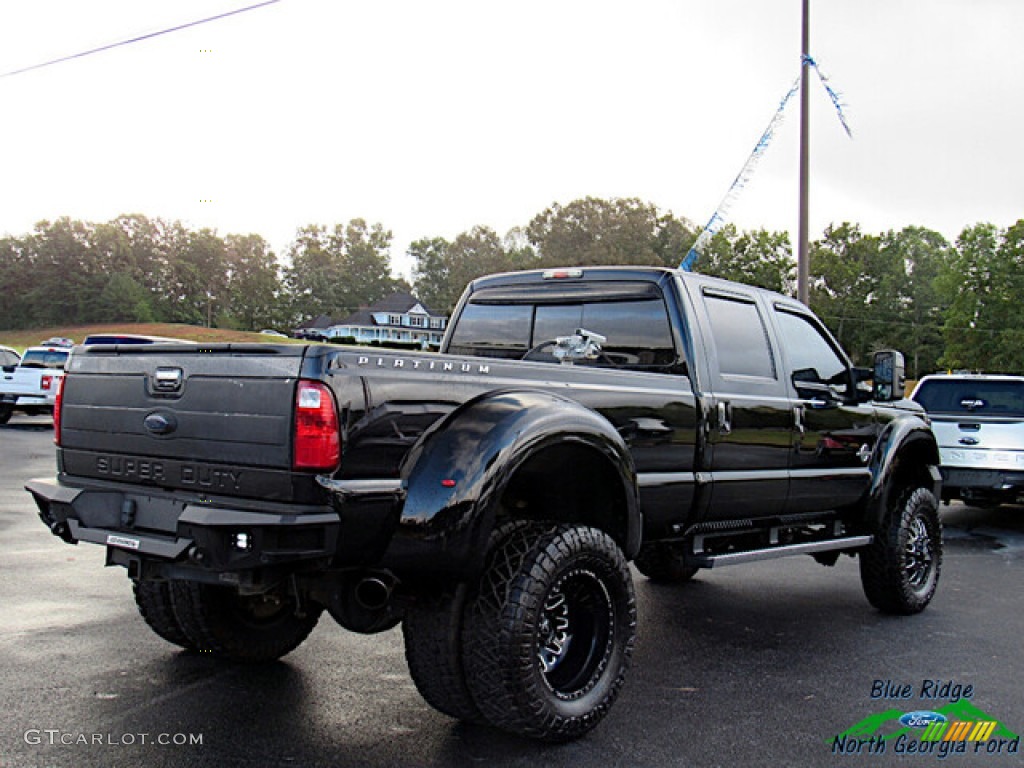 2016 F450 Super Duty Platinum Crew Cab 4x4 - Shadow Black / Pecan photo #5