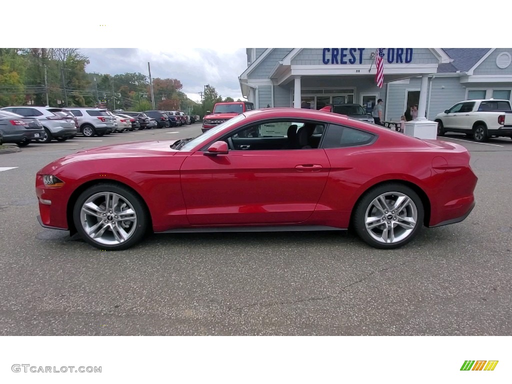 2021 Mustang EcoBoost Fastback - Rapid Red Metallic / Ebony photo #4