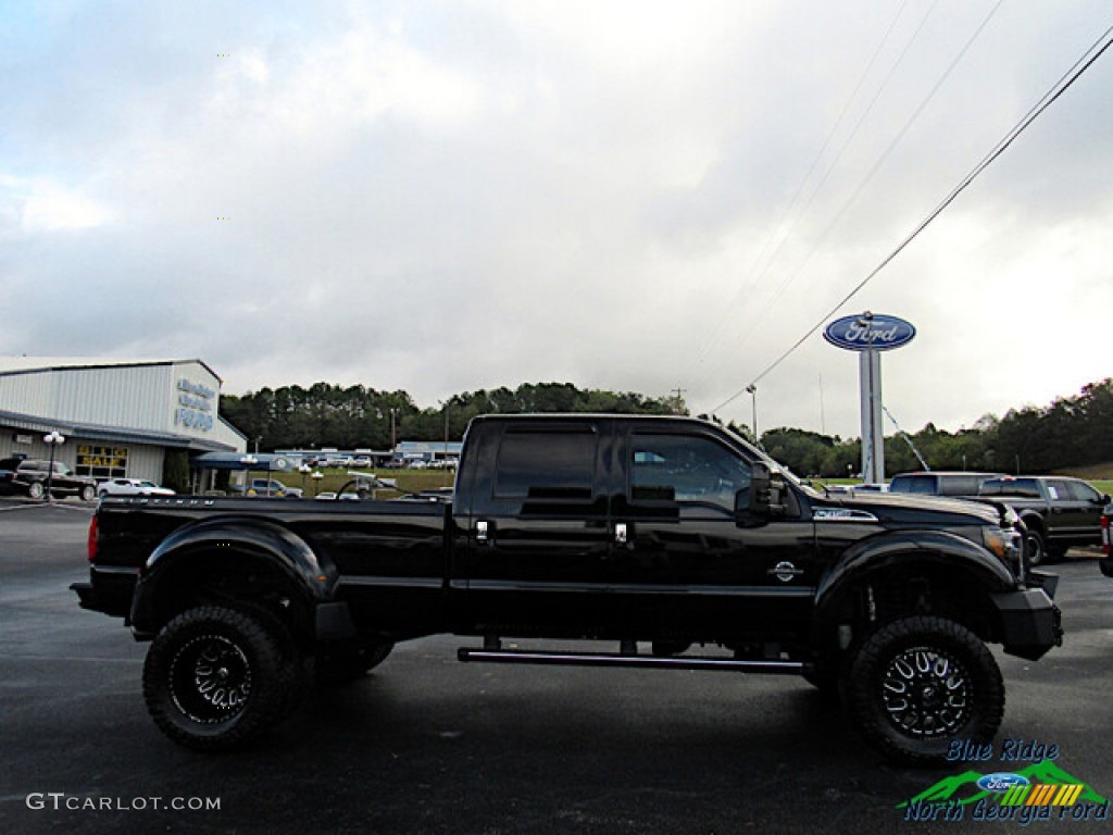 2016 F450 Super Duty Platinum Crew Cab 4x4 - Shadow Black / Pecan photo #6