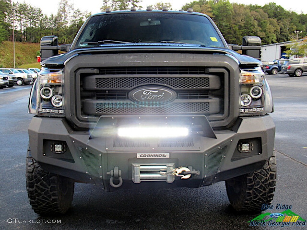 2016 F450 Super Duty Platinum Crew Cab 4x4 - Shadow Black / Pecan photo #8
