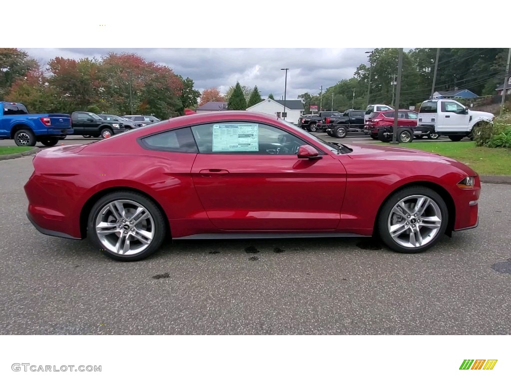 Rapid Red Metallic 2021 Ford Mustang EcoBoost Fastback Exterior Photo #143070914