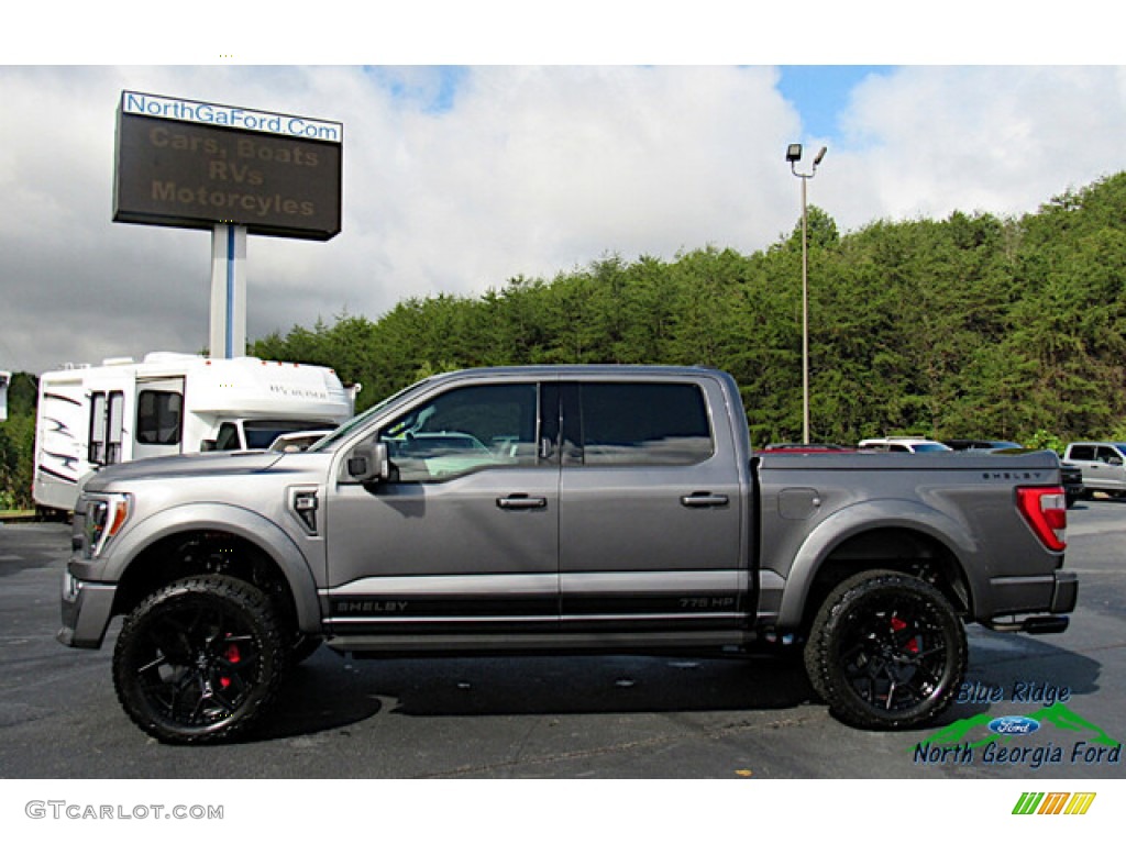 Carbonized Gray 2021 Ford F150 Shelby Off-Road SuperCrew 4x4 Exterior Photo #143071535