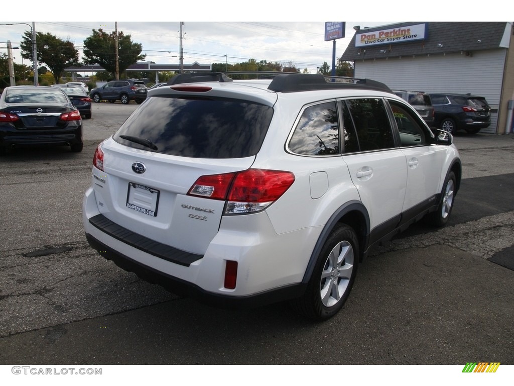 2014 Outback 2.5i Premium - Satin White Pearl / Ivory photo #5