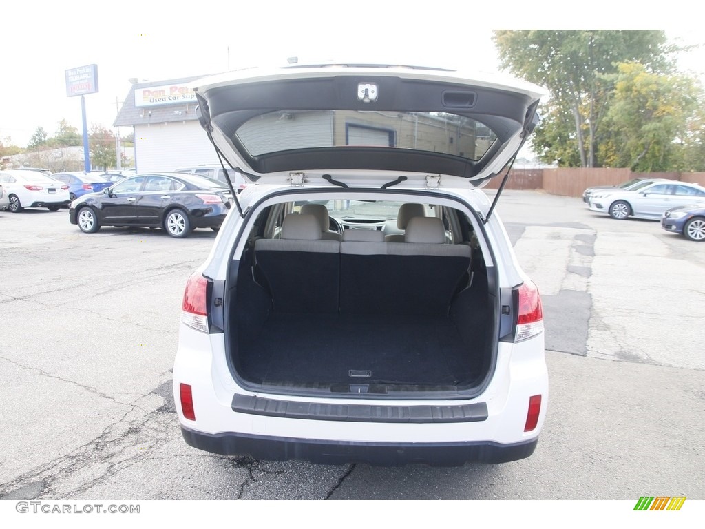 2014 Outback 2.5i Premium - Satin White Pearl / Ivory photo #13