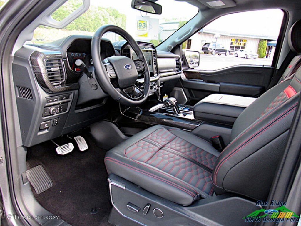 Black Interior 2021 Ford F150 Shelby Off-Road SuperCrew 4x4 Photo #143071725