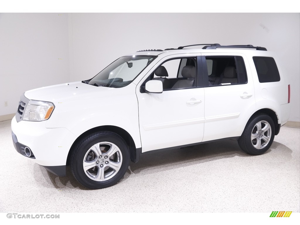 2015 Pilot EX-L 4WD - Taffeta White / Gray photo #3