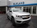 2016 Silver Ice Metallic Chevrolet Colorado WT Extended Cab  photo #4