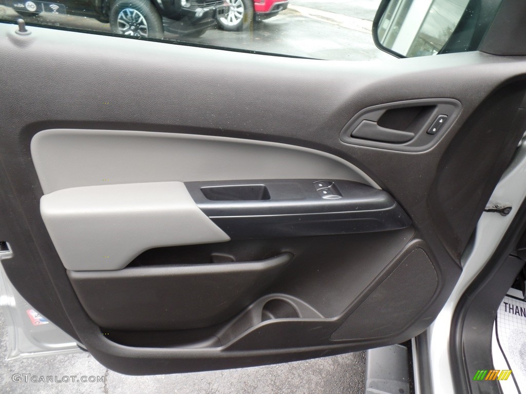 2016 Chevrolet Colorado WT Extended Cab Jet Black/Dark Ash Door Panel Photo #143074655