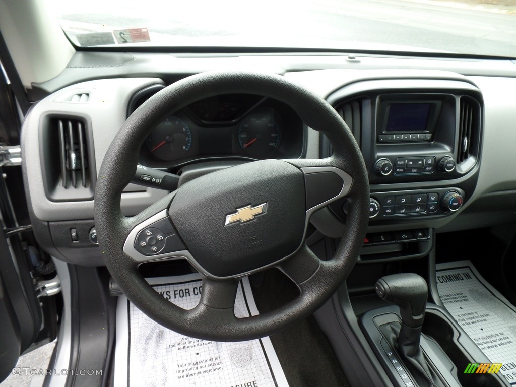 2016 Chevrolet Colorado WT Extended Cab Jet Black/Dark Ash Dashboard Photo #143074763