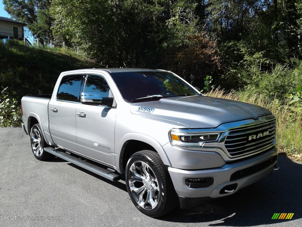 Billet Silver Metallic 2022 Ram 1500 Limited Longhorn Crew Cab 4x4 Exterior Photo #143075018