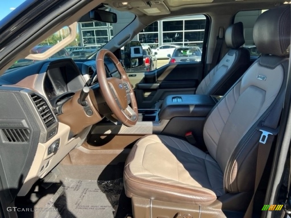 2019 F450 Super Duty Limited Crew Cab 4x4 - Agate Black / Camelback photo #4