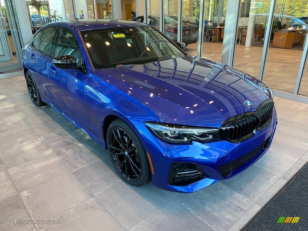 2022 3 Series 330i xDrive Sedan - Portimao Blue Metallic / Black photo #1