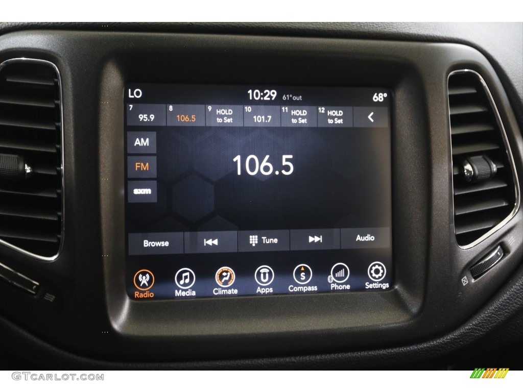 2017 Compass Trailhawk 4x4 - Rhino / Dark Slate Gray photo #10