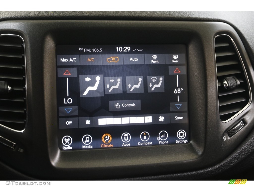 2017 Compass Trailhawk 4x4 - Rhino / Dark Slate Gray photo #11
