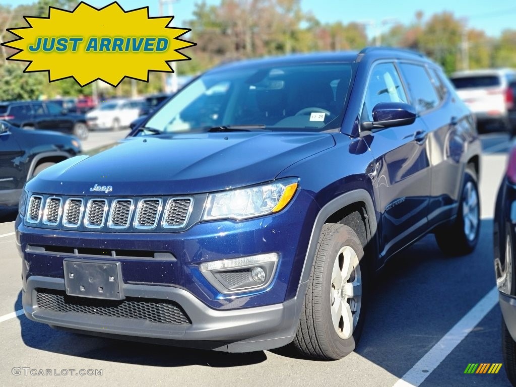 2021 Compass Latitude 4x4 - Jazz Blue Pearl / Black photo #1