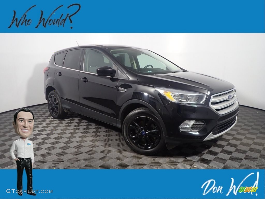 2019 Escape SE 4WD - Agate Black / Chromite Gray/Charcoal Black photo #1