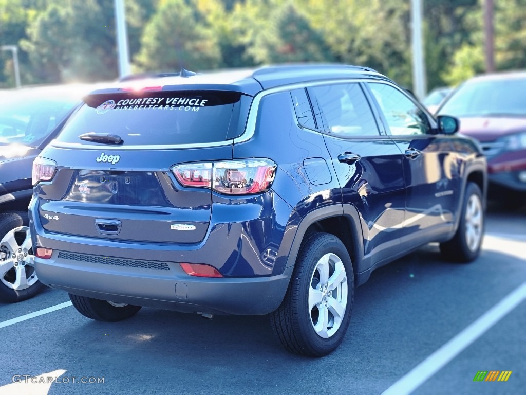 2021 Compass Latitude 4x4 - Jazz Blue Pearl / Black photo #2