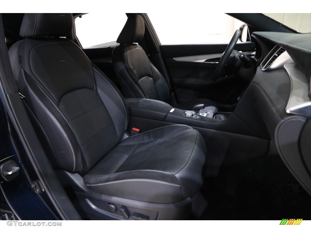 2019 QX50 Luxe AWD - Hermosa Blue / Graphite photo #17