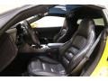 2007 Chevrolet Corvette Ebony Interior Front Seat Photo