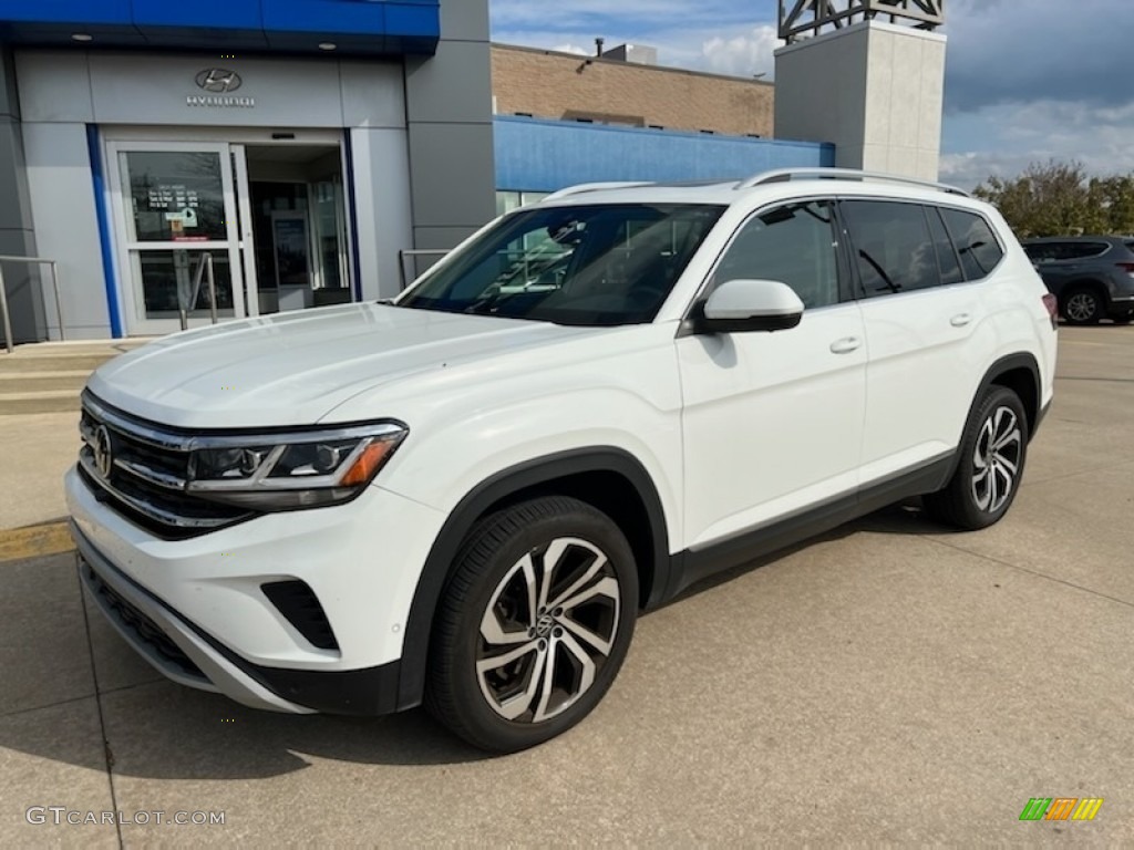 Oryx White Pearl 2021 Volkswagen Atlas SEL Premium 4Motion Exterior Photo #143079205
