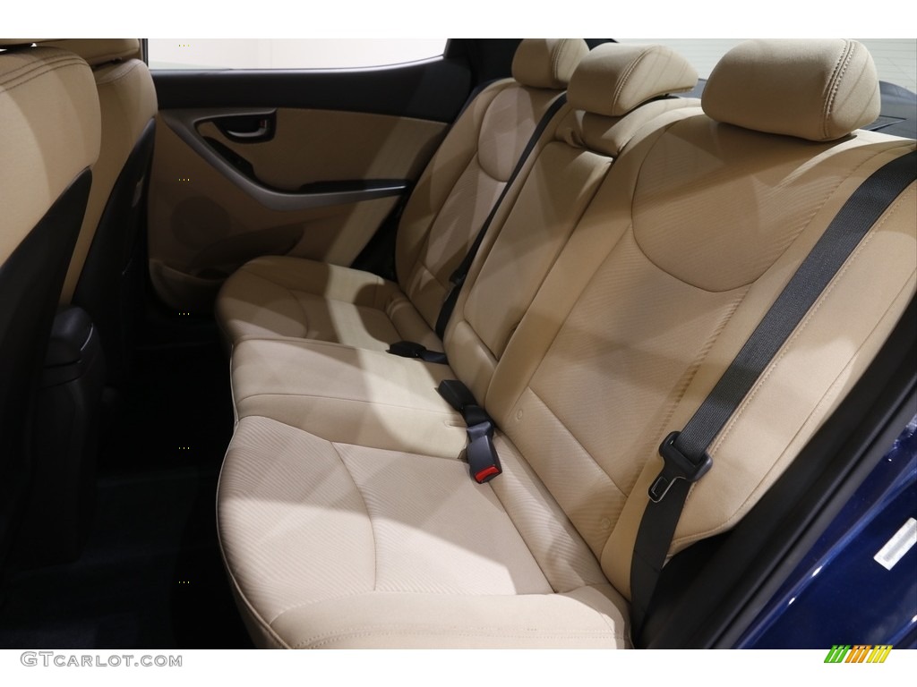 2013 Elantra GLS - Atlantic Blue / Beige photo #15