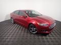 2014 Ruby Red Ford Fusion Titanium AWD  photo #4