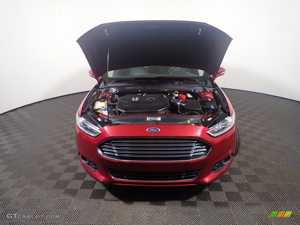 2014 Fusion Titanium AWD - Ruby Red / Charcoal Black photo #7