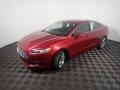 2014 Ruby Red Ford Fusion Titanium AWD  photo #10
