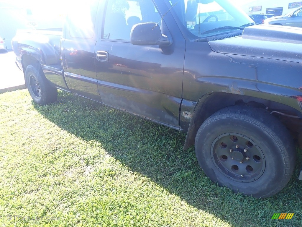1999 Silverado 1500 LS Extended Cab 4x4 - Onyx Black / Graphite photo #3