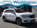 White Diamond Pearl 2019 Acura MDX Technology SH-AWD